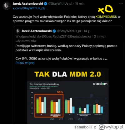 sabalboiiii - Trzeba KOMPROMISU bo Jarek zaraz będzie za stary na kredyt dla młodych ...