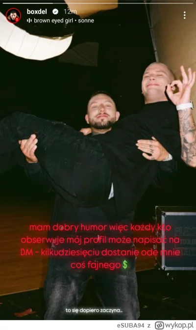 eSUBA94 - tego znowu odkleiło albo zmienił towar na mocniejszy..

a najlepsze że seri...