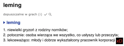 malinq - @MajsterOfWihajster: lepiej ogarnij co oni zrobili z definicją leminga xD