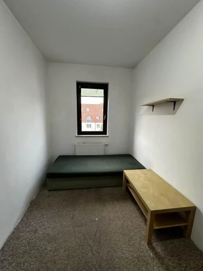 Kopyto96 - Czy to cela w skandynawskim areszcie? Nie, to pokój dla studenta w Trójmie...