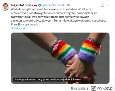 thorgoth - @splinter96: Bosak już sie zesrał. Miód na moje serduszko