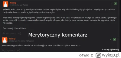 d4wid - #szuryzglownej 

M E R Y T O R Y K A

WYGRAŁ DYSKUSJĘ
ZOBACZ JAK!

#polityka ...