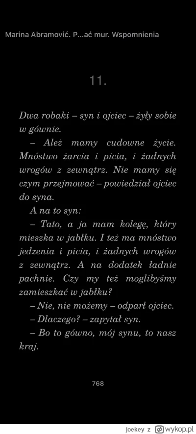 joekey - @tangofoxtrot: „(teraz niestety wracają w dużej mierze)„

Wraca być może pok...