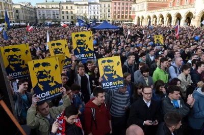 Tommy__ - @Hala-bala: A tutaj Korwin krul w Krakowie w 2015 kiedy to nie wszedł do se...