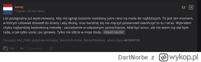 DartNorbe - Ludzie są jak: nie zadbam o swoje zdrowie, nie pójdę do lekarza psychiatr...