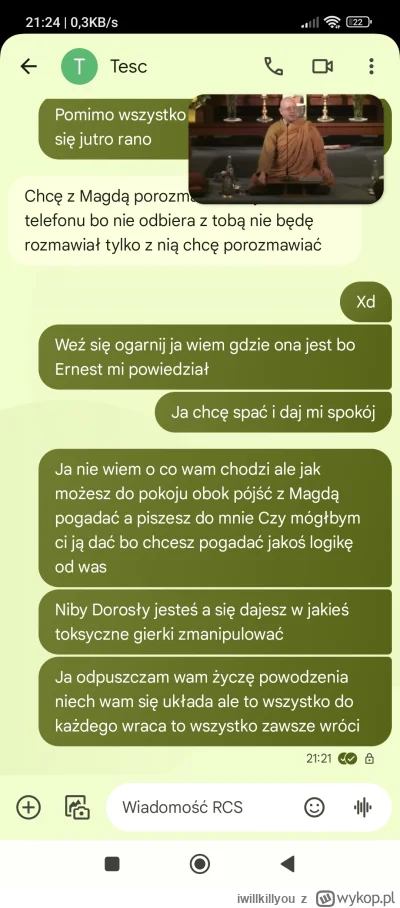 iwillkillyou - Nigdy się nie udzielam No ale co o tym pomyślicie z życia własnego