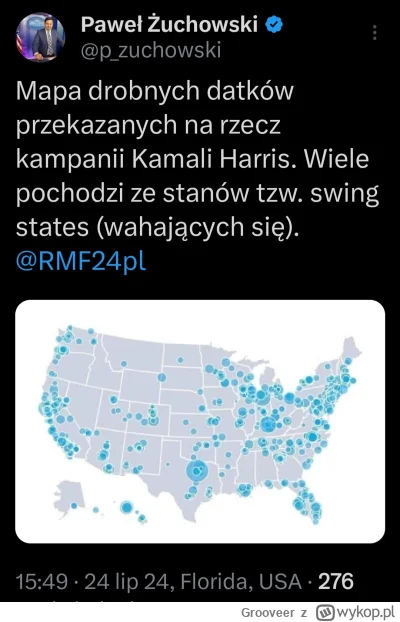 Grooveer - Nie wygląda to dobrze dla Trumpa
#usa #polityka #trump #harris