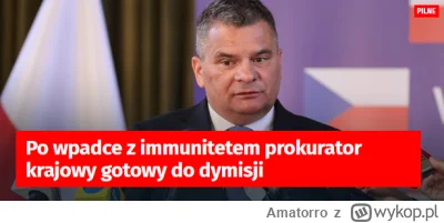 Amatorro - >Prokurator krajowy Dariusz Korneluk wyraził gotowość do poniesienia odpow...
