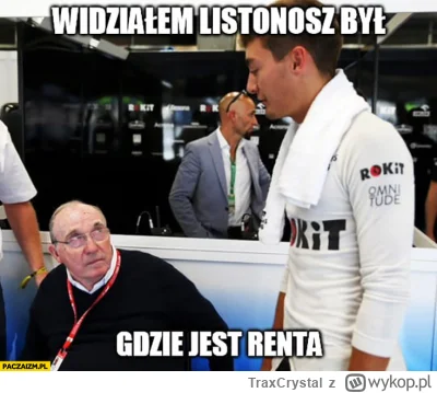 TraxCrystal - #f1 Russell brake testa robił bo listonosza widział ( ͡° ͜ʖ ͡°)