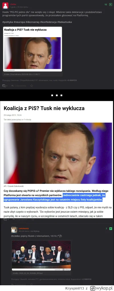 Kryspin013 - @UchoSorosa: ten to ma tupet xD