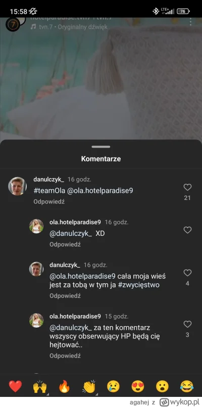 agahej - #hotelparadise to ten chudy Daniel z poprzedniej albo jeszcze jedną wstecz e...