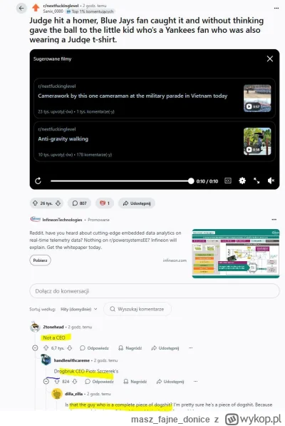 maszfajnedonice - >Nie dyrektor generalny
Dyrektor generalny Drogbruk, Piotr Szczerek...