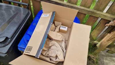 4x80 - #rower: Kupiłem trochę lepsze stery do mojego peugeota, taką paczkę dostałem z...