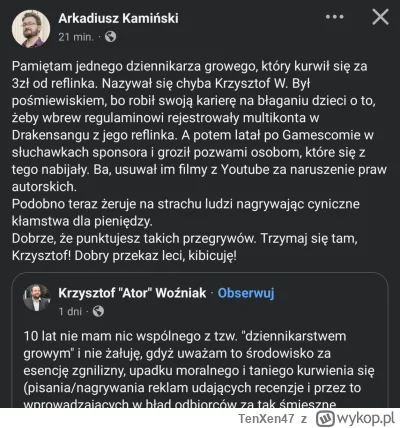 TenXen47 - Tu jakby ktoś przegapił niespodziewane i piękne wyjaśnienie oszołoma ( ͡° ...