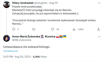 FuckYouTony - Przypominacz 1: Żukowska twierdzi, że nie ślubowała w Sejmie, aby służy...