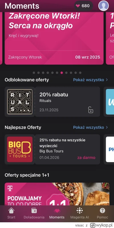 visac - @wicherq jest w moments