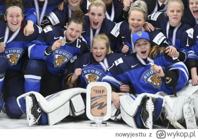 nowyjesttu - Fińska damska drużyna hokeja. Hokeistki SUOMI być może znowu wygraja!

#...