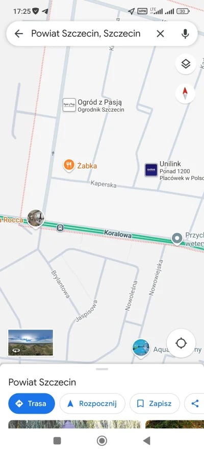 Krupier - @Konszachty wzdłuż Koralowej w tym miejscu.