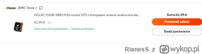 RianesS - jeszcze GPSa zamówiłem, żeby sobie dołożyć. Jutro będzie w paczkomacie, szy...