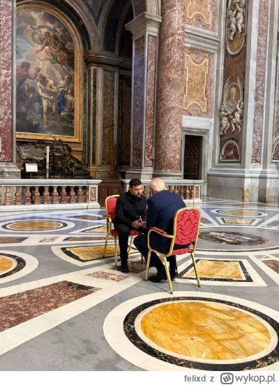 felixd - Watykan: Spotkanie Zełeński - Trump 

https://t.me/RBCuanews/140191

#zelens...