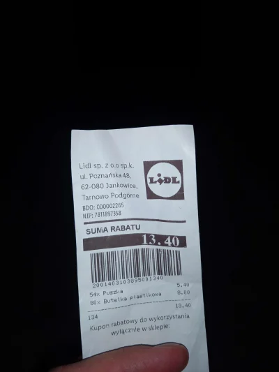 Ozleam - chuop z nudów pozbierał dziś puszki i butelki po rowach, żeby oddać w butelk...