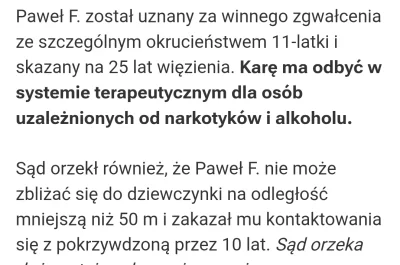 Drokan11111 - Nie do końca rozumiem. "Na chłopski rozum" to dostał 25 lat, a nie może...