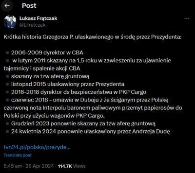 Ter-Tullian - >O ile mnie pamięć nie myli to "X" lat temu chwalono PKP Cargo. Firma z...