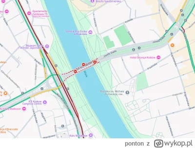 ponton - witam #krakow 
jak tam korek zmalal urus