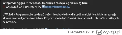 ElementalX7 - #famemma XDDDDDDDD Ale im siadło te "Frik fajty pod lupą"