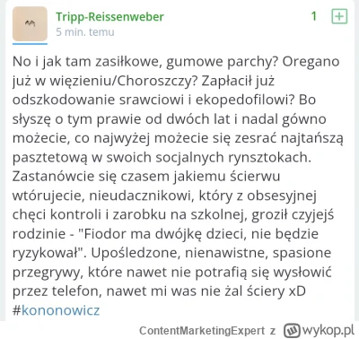 ContentMarketingExpert - Łukasz, uspokój się. ( ͡° ͜ʖ ͡°)

Ja tam nie wiem co w spraw...