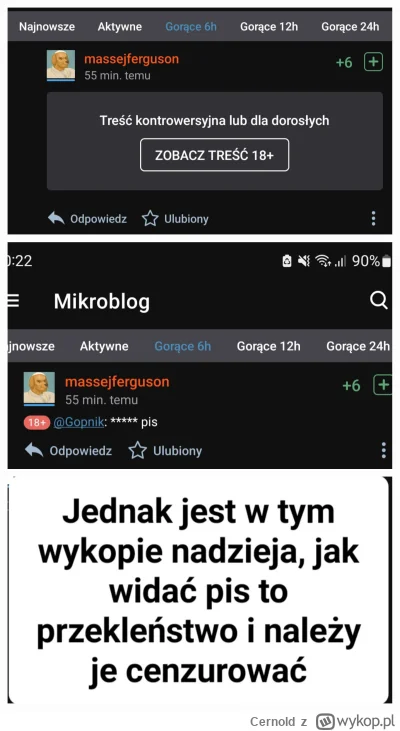 Cernold - #bekazpisu 
#bekazmoderacji