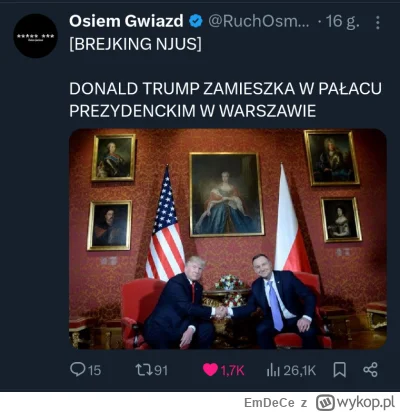 EmDeCe - #duda #trump #kryminalnehistorie #polityka #heheszki