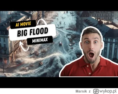 Marsik - film o powodzi wygenerowany w AI:
https://www.youtube.com/watch?v=EkI-MjWbvs...