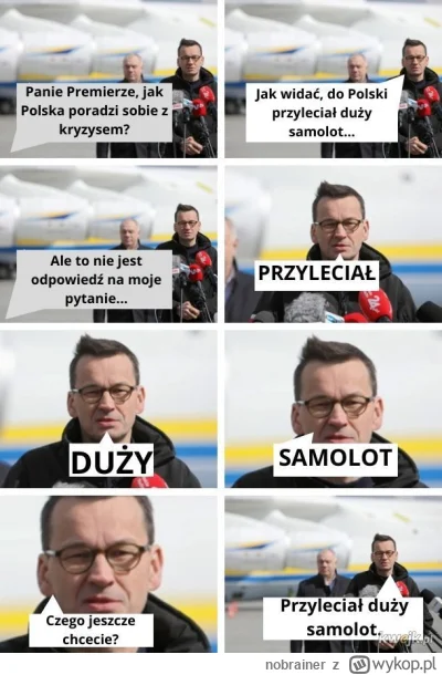 nobrainer - @bombastick:  Przyleciał Wielki Samolot