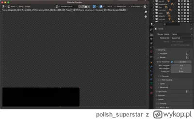 polish_superstar - #blender dlaczego na Cycles renderuje mi czarny obrazek?