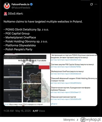 bboymc - @bboymc: Zresztą atak został potwierdzony przez jakichś rusków. Następnym ra...