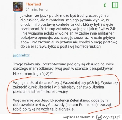 SoplicaTadeusz - #polityka #ukraina #bekazpodludzi #bekazkonfederacji #moderacjaconte...