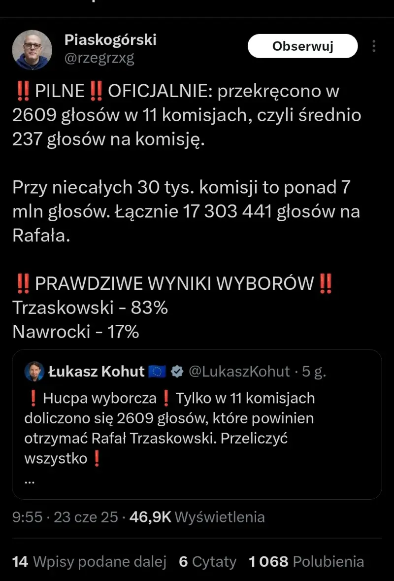 MrCALVIN - #wybory #polityka