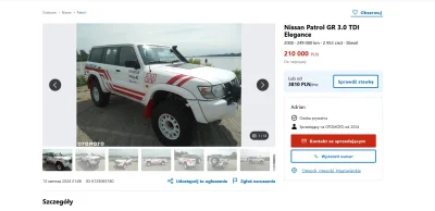 repiv - Długo to się nie nacieszył tym patrolem marzeń 
https://www.otomoto.pl/osobow...