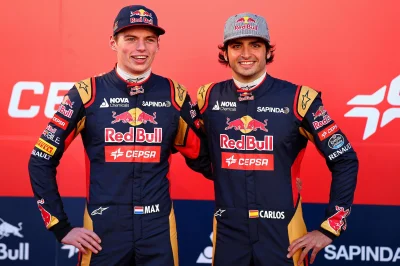 jaxonxst - Dziewięć lat temu w Grand Prix Australii 2015 Max Verstappen i Carlos Sain...