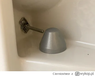Cierniostwor - Mam w toalecie taką śrubę. Wie ktoś jak ją wykręcić? Płaskim kluczem j...