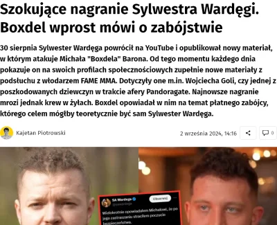 taktoperz - Na głównej Onetu piszą o włodarzu Fame MMA Michale Baronie. Podobno chcia...