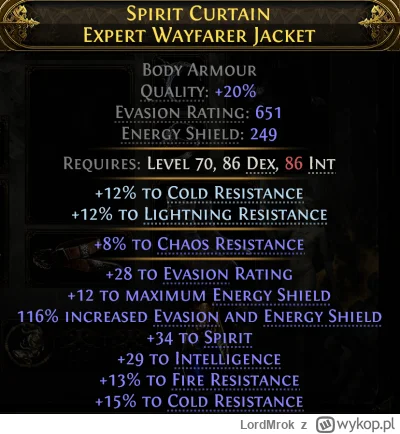 LordMrok - #pathofexile2 mam na sobie taką zbroje (patrz poniżej), szukam czegoś leps...