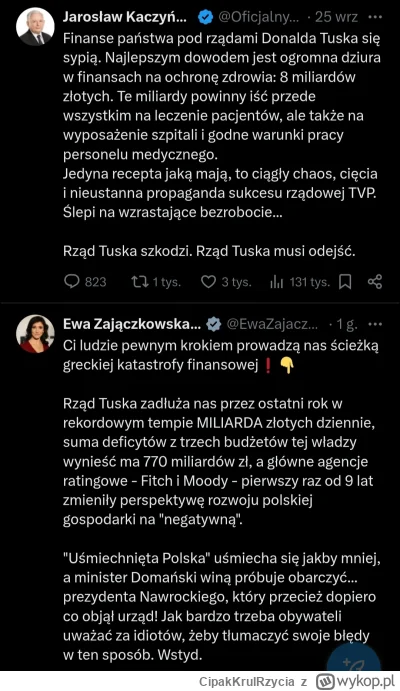 CipakKrulRzycia - #polityka #bekazpisu #bekazkonfederacji #polska
oni jedno id drugie...