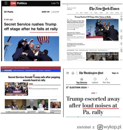 xistobal - Nie tylko NYT. Relacje głównych mediów USA wyglądały tak: