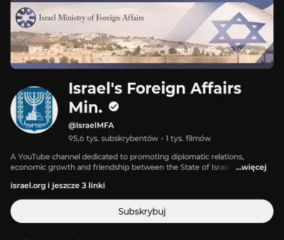 ciagleloginzajety - #izrael na #youtube wykupił reklamy. Wyświetliła mi się przed fil...