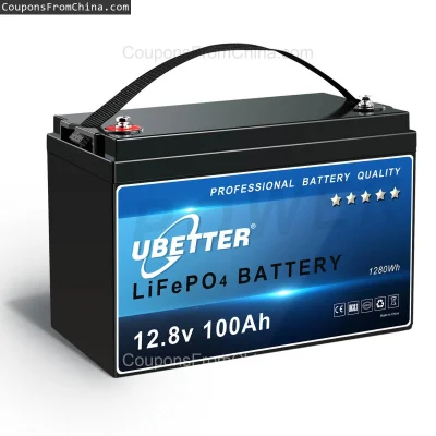 n____S - ❗ UBETTER 12V 100Ah LiFePO4 Battery Pack 1280Wh with BMS [EU]
〽️ Cena: 259.9...