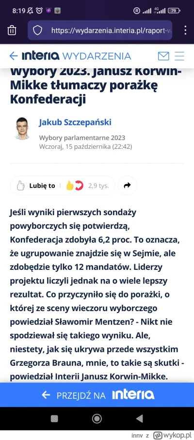 innv - Ja myślę że JKM jest tak naprawdę turbo lewakiem.

On po prostu chciał zatopić...