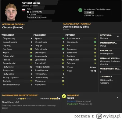 bocznica - #fm24 #footballmanager 
No ładny talenciak mi się urodził w tej smutnej ja...