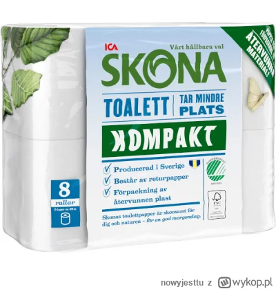 nowyjesttu - Szwedzki papier toaletowy.
W Szwecji dostępny jest powszechnie papier to...